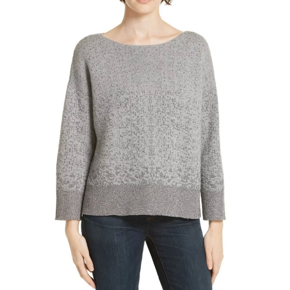 NWT Eileen Fisher Sparkle Merino Sweater - Picture 2 of 8